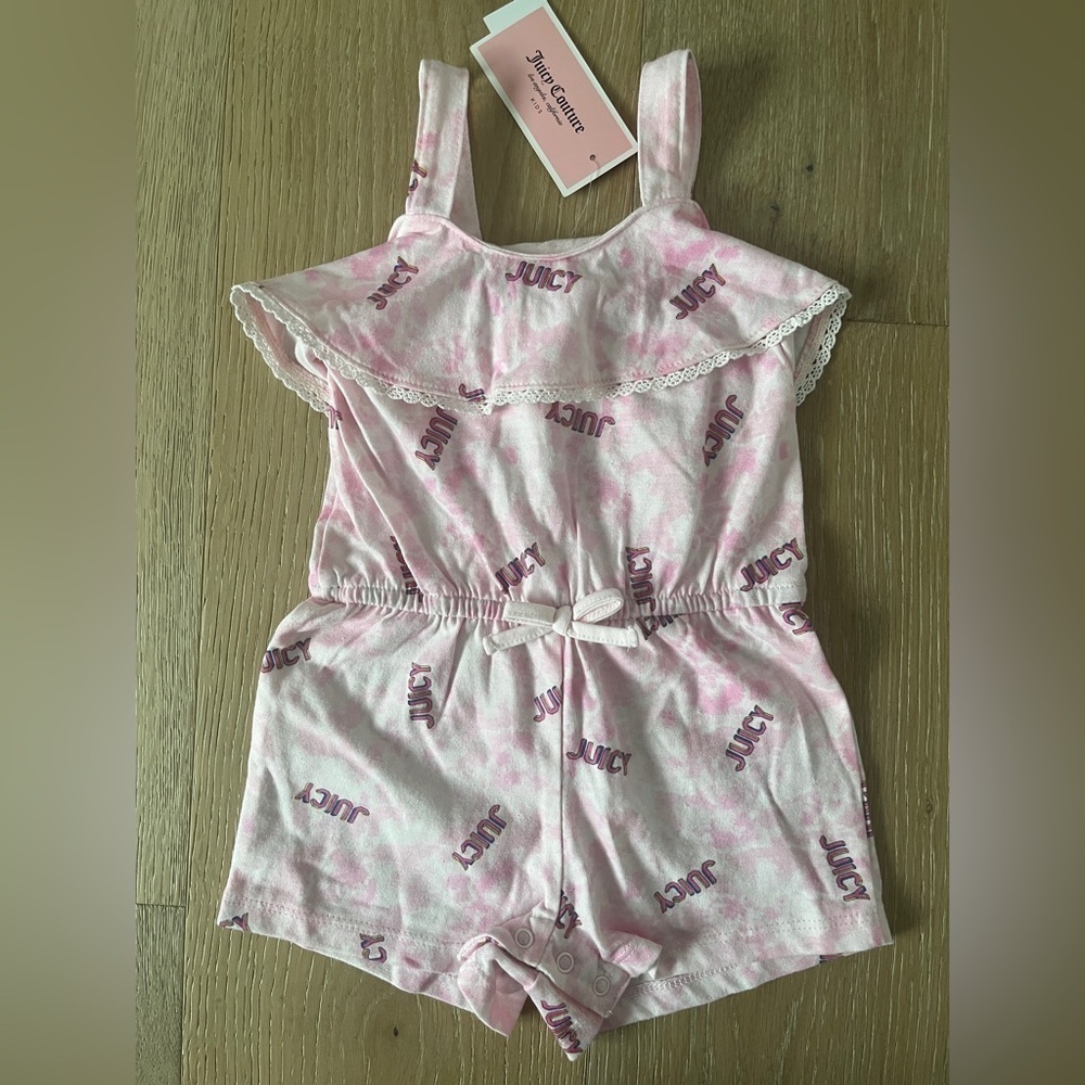 Juicy Couture baby Toddler Little Girls Romper Sz 24M *B6